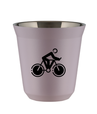 Tasse 80 ml LAVANDE "Cyclisme 2 (noir)" Tasse 80 ml LAVANDE "Cyclisme 2 (noir)"