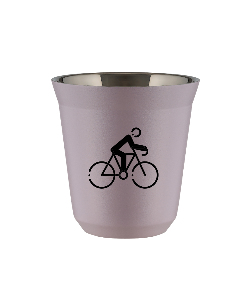 Tasse 80 ml LAVANDE "Cyclisme 3"