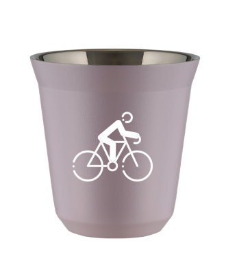 Tasse 80 ml LAVANDE "Cyclisme 3 (blanc)" Tasse 80 ml LAVANDE "Cyclisme 3 (blanc)"
