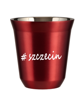 Tasse 240 ml ROUGE MÉTALLIQUE "Szczecin" Tasse 240 ml ROUGE MÉTALLIQUE "Szczecin"