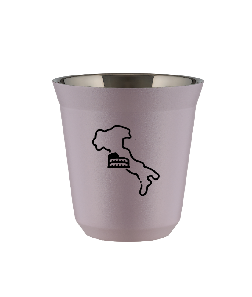 Tasse 80 ml LAVANDE "Italie (noir)"