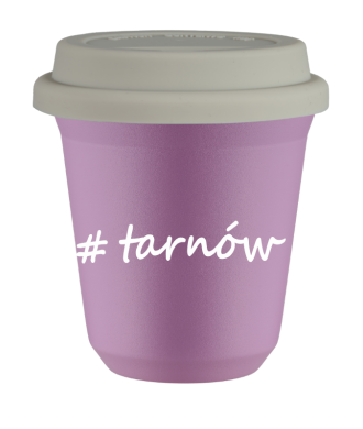 Tasse 150 ml LILAS "Tarnów", avec couvercle blanc Tasse 150 ml LILAS "Tarnów", avec couvercle blanc