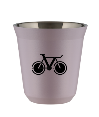Tasse 80 ml LAVANDE "Vélo 1" Tasse 80 ml LAVANDE "Vélo 1"