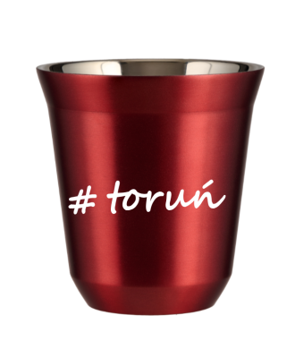 Tasse 150 ml ROUGE MÉTALLIQUE "Toruń" Tasse 150 ml ROUGE MÉTALLIQUE "Toruń"