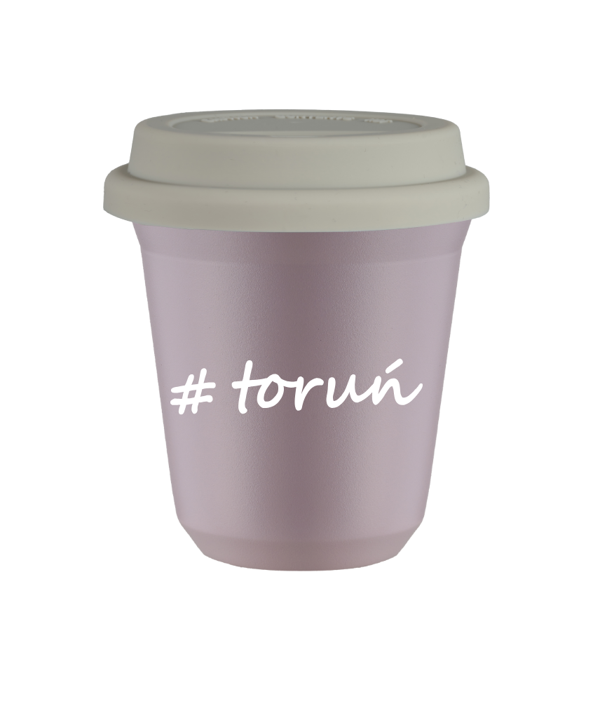 Tasse 80 ml LAVANDE "Toruń", avec couvercle blanc Tasse 80 ml LAVANDE "Toruń", avec couvercle blanc