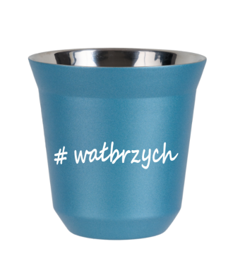 Tasse 80 ml BLEU CLAIR MÉTALLIQUE "Wałbrzych" Tasse 80 ml BLEU CLAIR MÉTALLIQUE "Wałbrzych"
