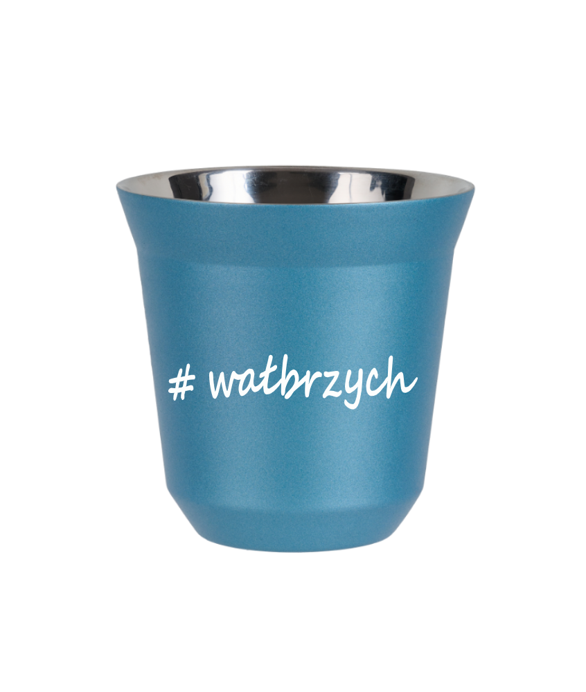 Tasse 80 ml BLEU CLAIR MÉTALLIQUE "Wałbrzych" Tasse 80 ml BLEU CLAIR MÉTALLIQUE "Wałbrzych"