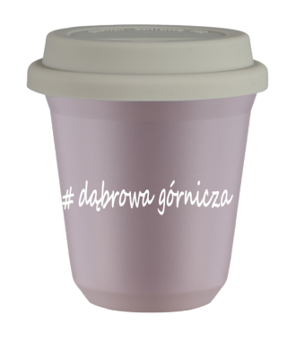 Tasse 150 ml LAVANDE "Wałbrzych", avec couvercle blanc Tasse 150 ml LAVANDE "Wałbrzych", avec couvercle blanc