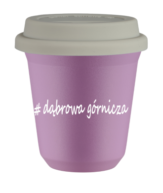 Tasse 150 ml LILAS "Wałbrzych", avec couvercle blanc Tasse 150 ml LILAS "Wałbrzych", avec couvercle blanc