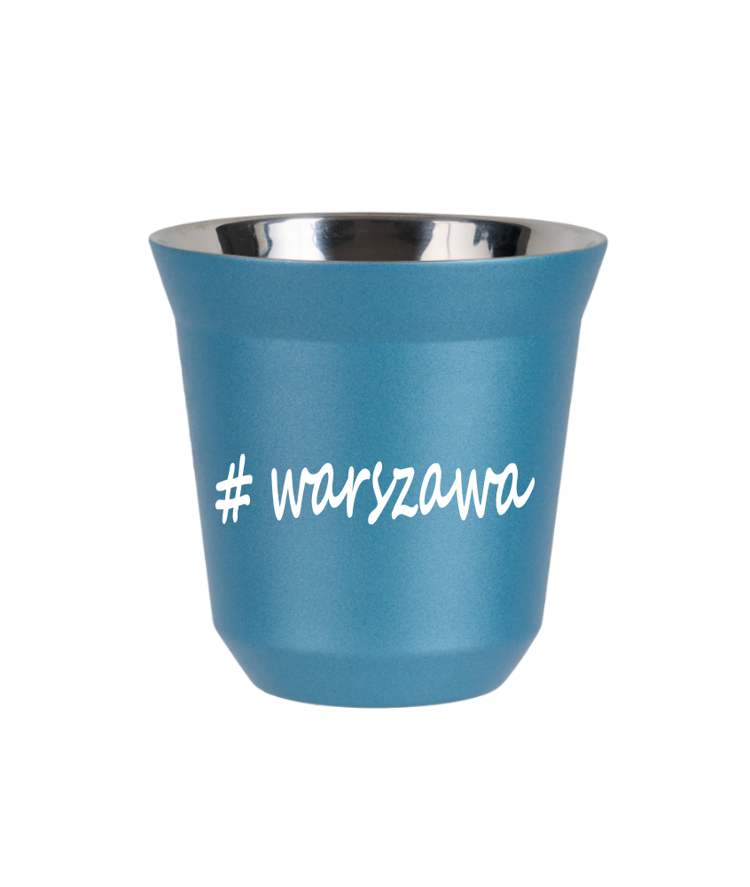 Tasse 240 ml BLEU CLAIR MÉTALLIQUE "Warszawa" Tasse 240 ml BLEU CLAIR MÉTALLIQUE "Warszawa"