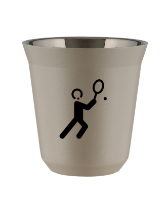 Tasse 80 ml BEIGE "Tennis 1" Tasse 80 ml BEIGE "Tennis 1"