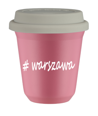 Tasse 240 ml ROSE "Warszawa", avec couvercle blanc Tasse 240 ml ROSE "Warszawa", avec couvercle blanc