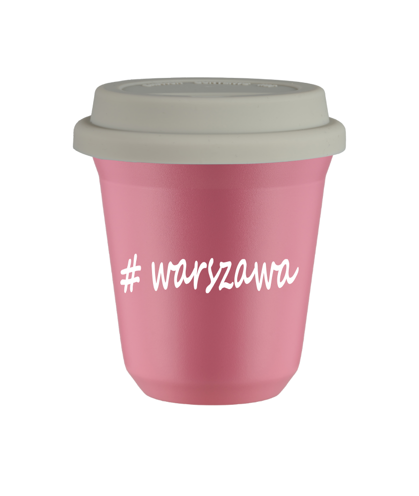 Tasse 240 ml ROSE "Warszawa", avec couvercle blanc Tasse 240 ml ROSE "Warszawa", avec couvercle blanc