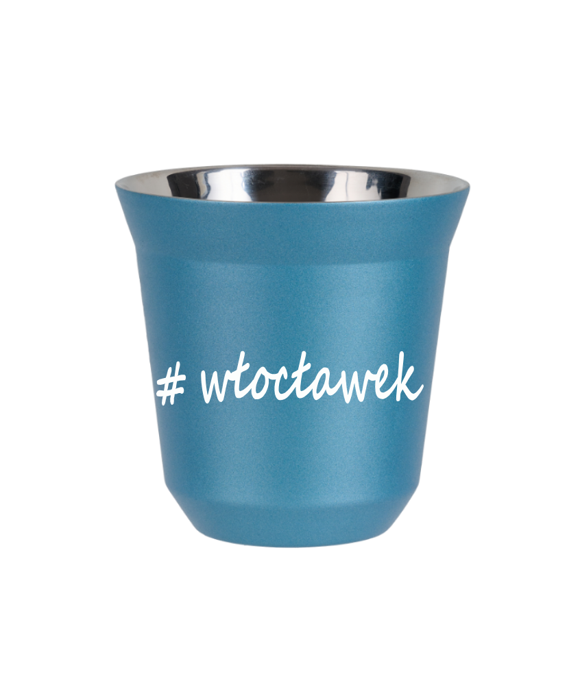 Tasse 80 ml BLEU CLAIR MÉTALLIQUE "Włocławek" Tasse 80 ml BLEU CLAIR MÉTALLIQUE "Włocławek"