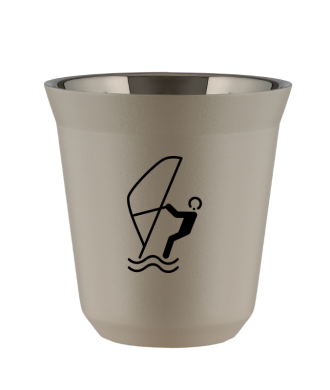 Tasse 80 ml BEIGE "Sports nautiques" Tasse 80 ml BEIGE "Sports nautiques"