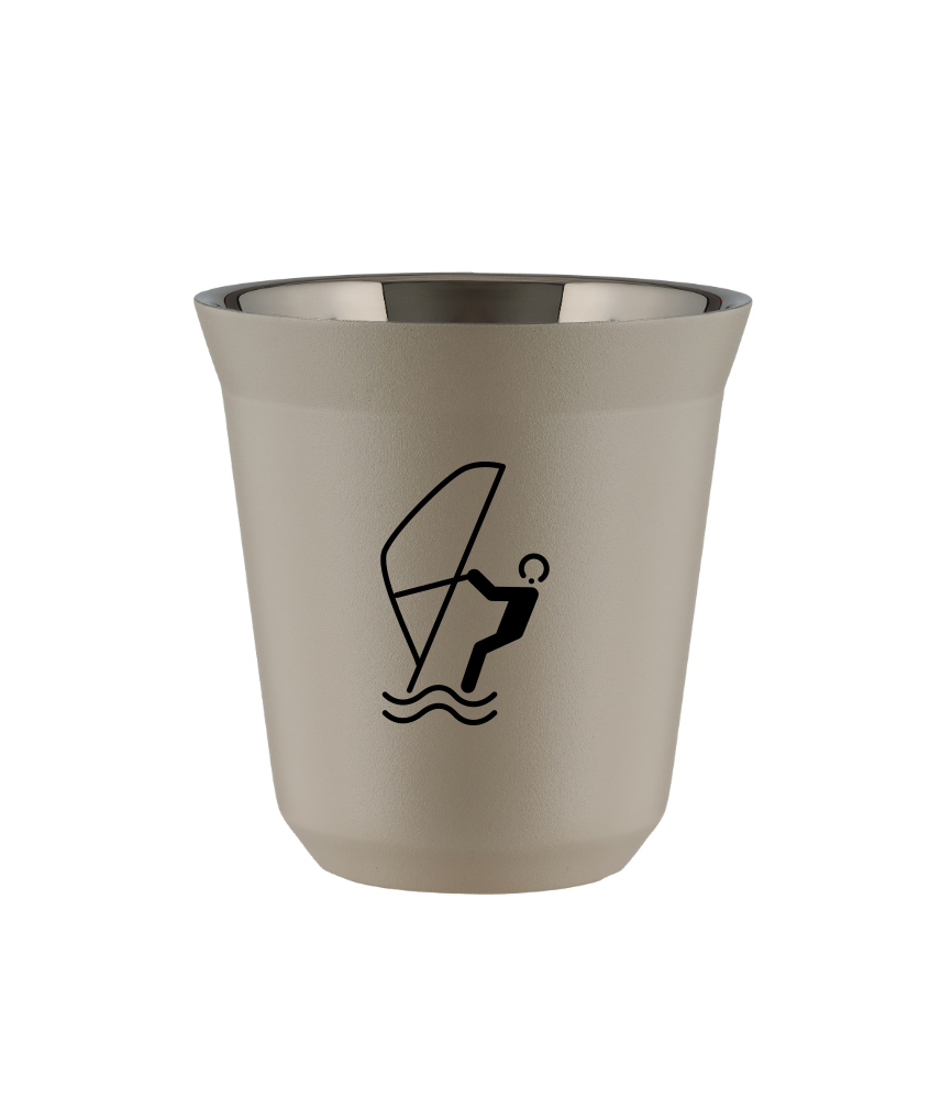 Tasse 80 ml BEIGE "Sports nautiques"