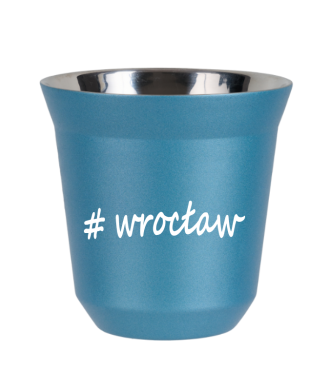 Tasse 150 ml BLEU CLAIR MÉTALLIQUE "Wrocław" Tasse 150 ml BLEU CLAIR MÉTALLIQUE "Wrocław"