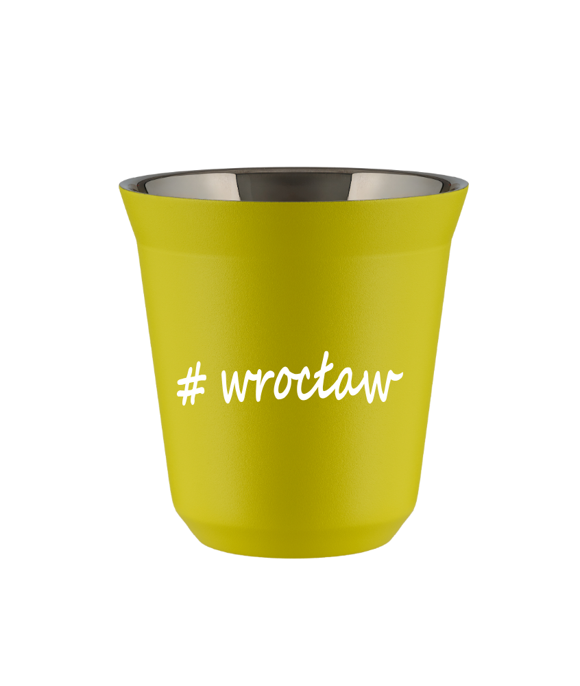 Tasse 80 ml JAUNE "Wrocław" Tasse 80 ml JAUNE "Wrocław"