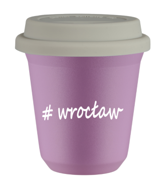 Tasse 150 ml LILAS "Wrocław", avec couvercle blanc Tasse 150 ml LILAS "Wrocław", avec couvercle blanc