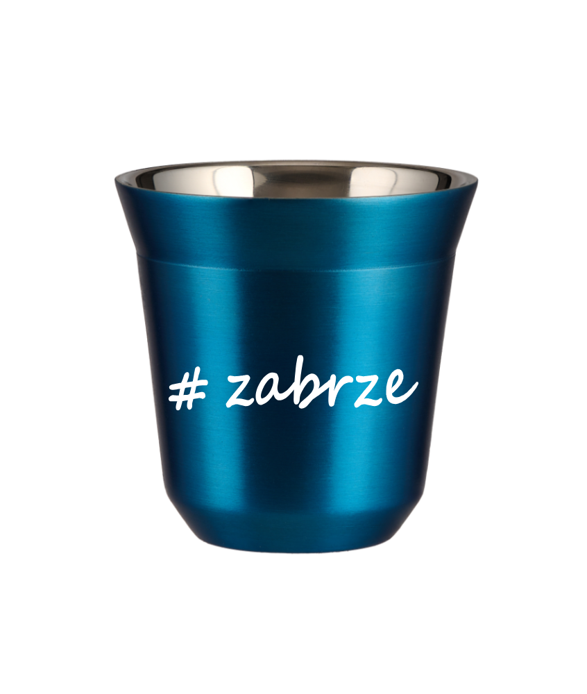 Tasse 80 ml BLEU MÉTALLIQUE "Zabrze" Tasse 80 ml BLEU MÉTALLIQUE "Zabrze"