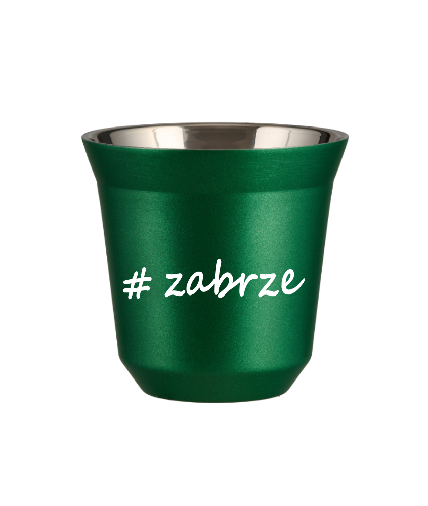 Tasse 150 ml VERT MÉTALLIQUE "Zabrze" Tasse 150 ml VERT MÉTALLIQUE "Zabrze"