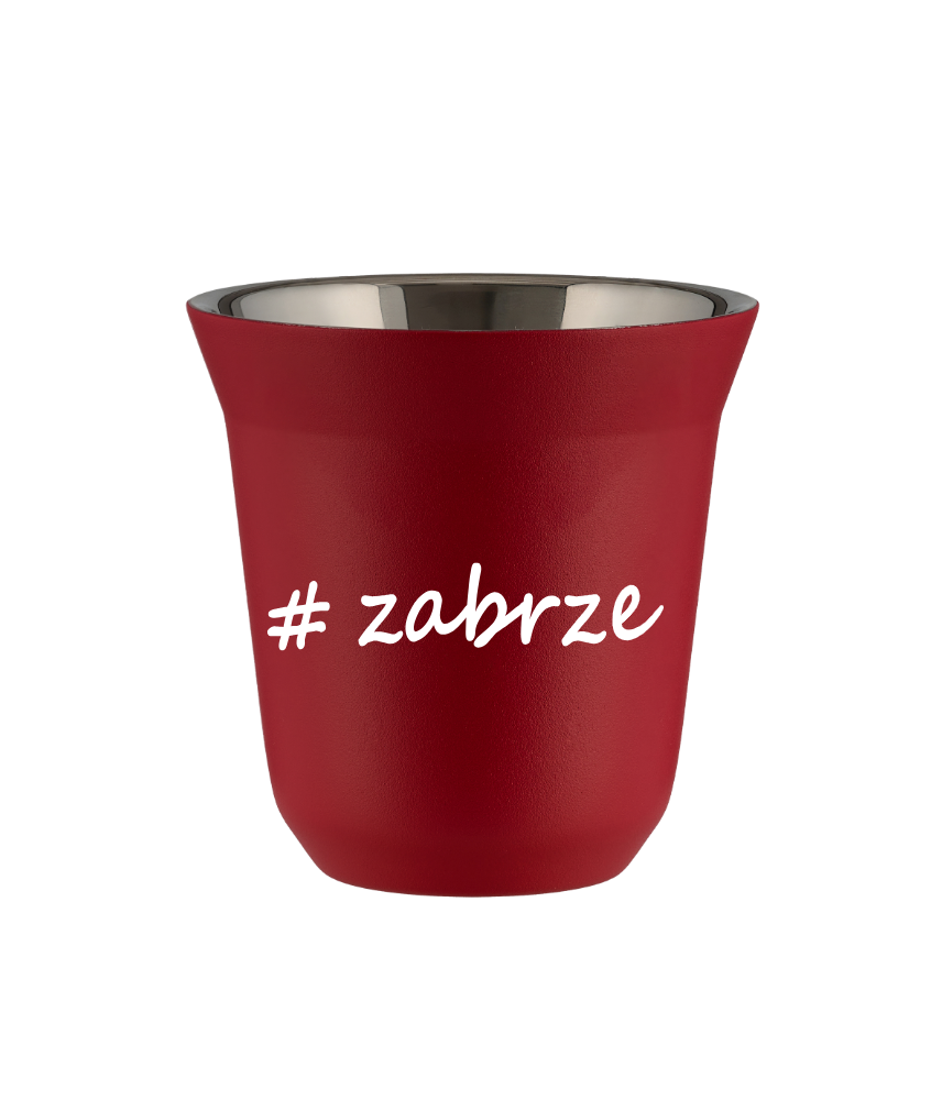 Tasse 80 ml ROUGE "Zabrze"