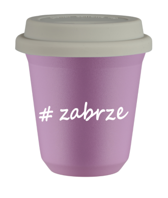 Tasse 150 ml LILAS "Zabrze", avec couvercle blanc Tasse 150 ml LILAS "Zabrze", avec couvercle blanc