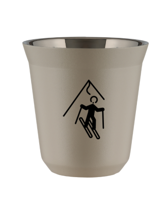 Tasse 80 ml BEIGE "Ski" Tasse 80 ml BEIGE "Ski"