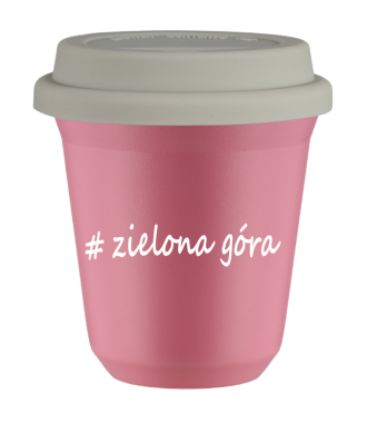 Tasse 240 ml ROSE "Zielona Góra", avec couvercle blanc Tasse 240 ml ROSE "Zielona Góra", avec couvercle blanc