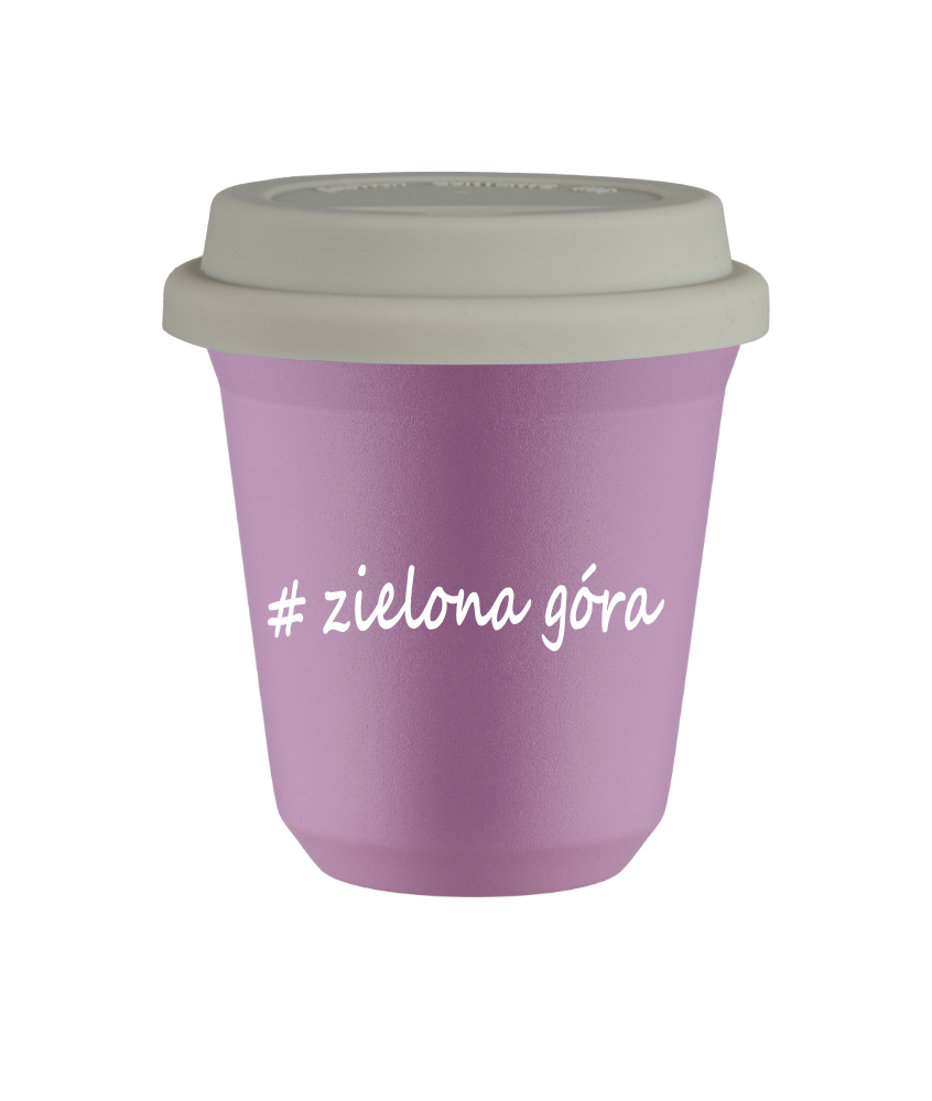 Tasse 80 ml LILAS "Zielona Góra", avec couvercle blanc Tasse 80 ml LILAS "Zielona Góra", avec couvercle blanc