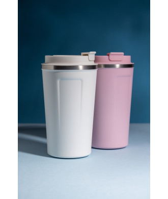 Tasse isotherme Silver Blanco Tasse isotherme Silver Blanco