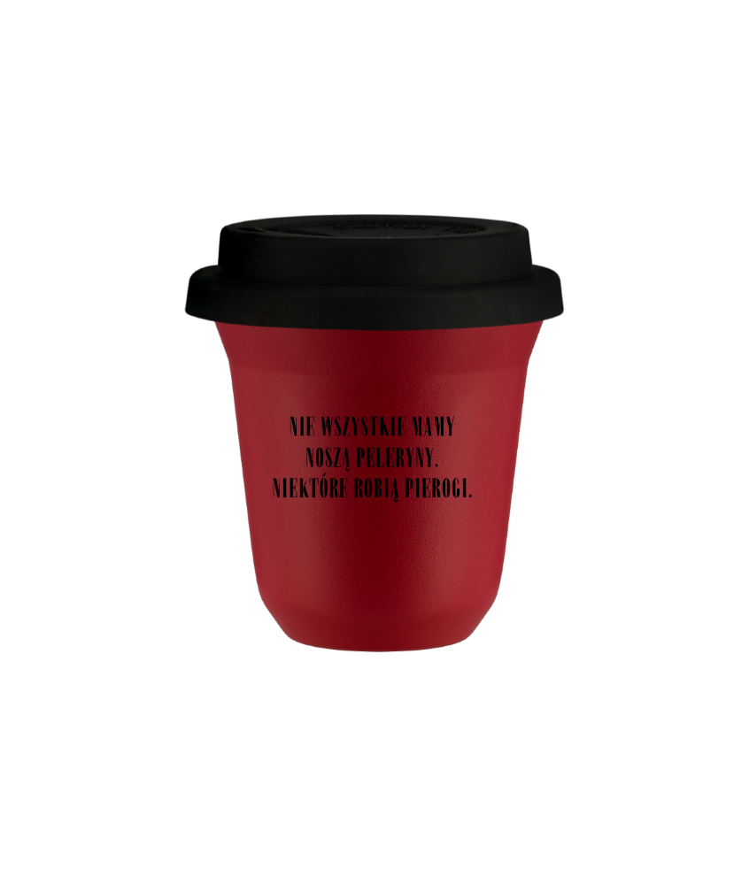 Tasse rouge Toutes les mamans ne portent pas de capes, certaines font des raviolis 240 ml