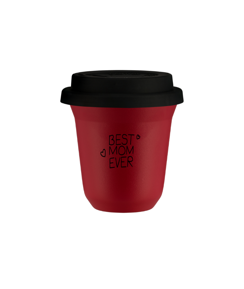 Tasse rouge Best Mom Ever 150 ml
