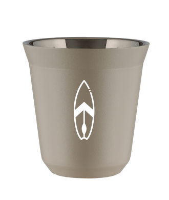 Tasse 80 ml BEIGE "Planche (blanc)" Tasse 80 ml BEIGE "Planche (blanc)"