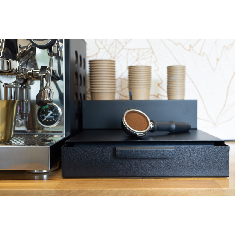 Tiroir professionnel pour marc de café – praticité et élégance en un seul produit