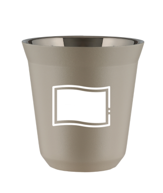 Tasse 80 ml BEIGE "Drapeau polonais (blanc)" Tasse 80 ml BEIGE "Drapeau polonais (blanc)"