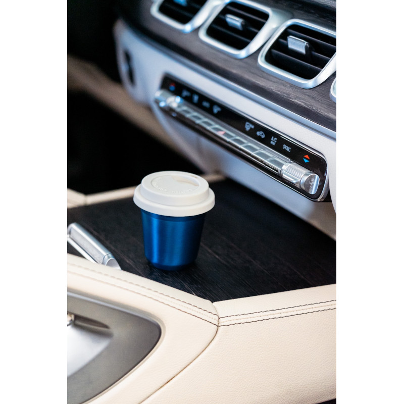 Tasse 80 ml BLEU MÉTALLIQUE