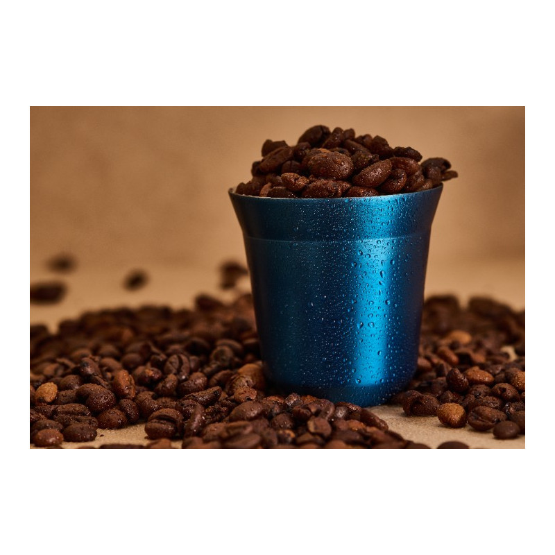 Tasse 80 ml BLEU MÉTALLIQUE