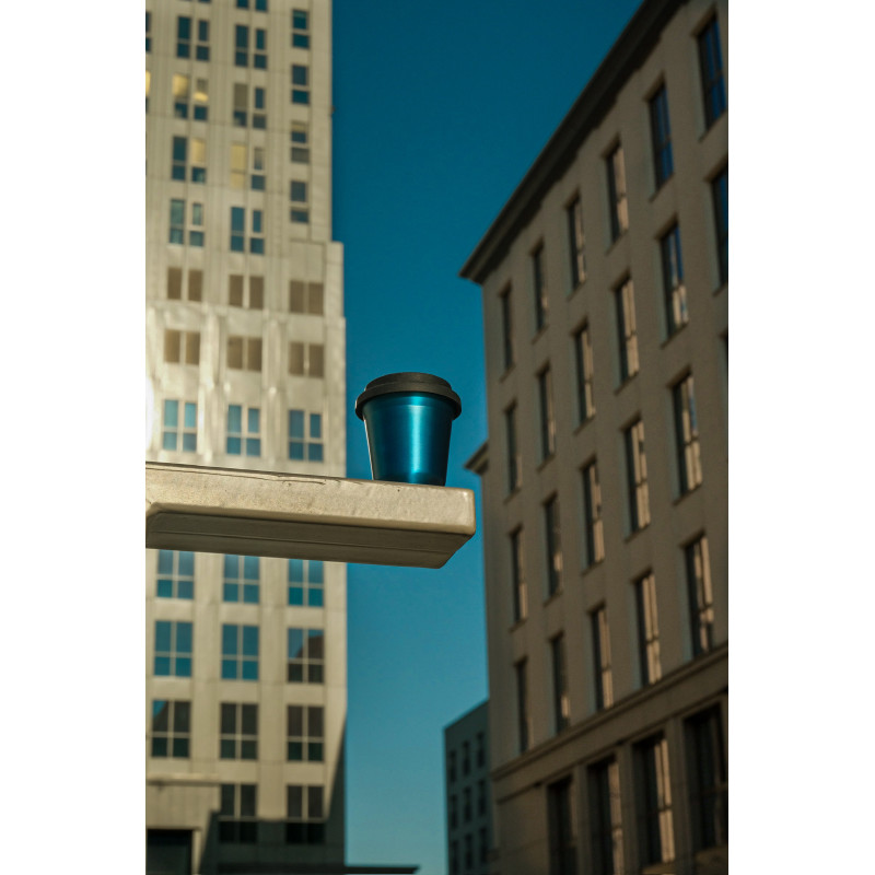 Tasse 80 ml BLEU MÉTALLIQUE