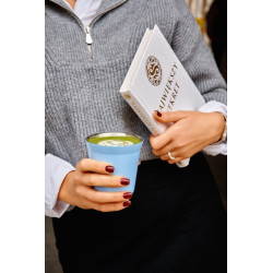 Tasse 240 ml BLEU CLAIR MÉTALLIQUE