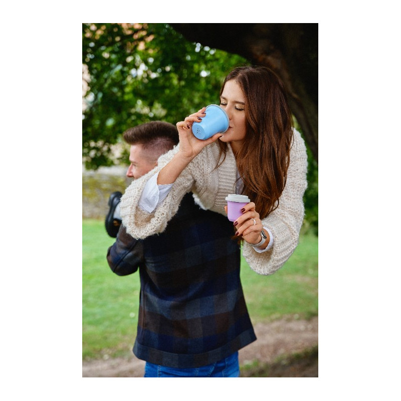 Tasse 240 ml BLEU CLAIR MÉTALLIQUE