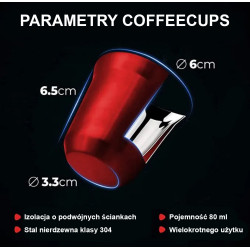 Tasse 80 ml ROUGE