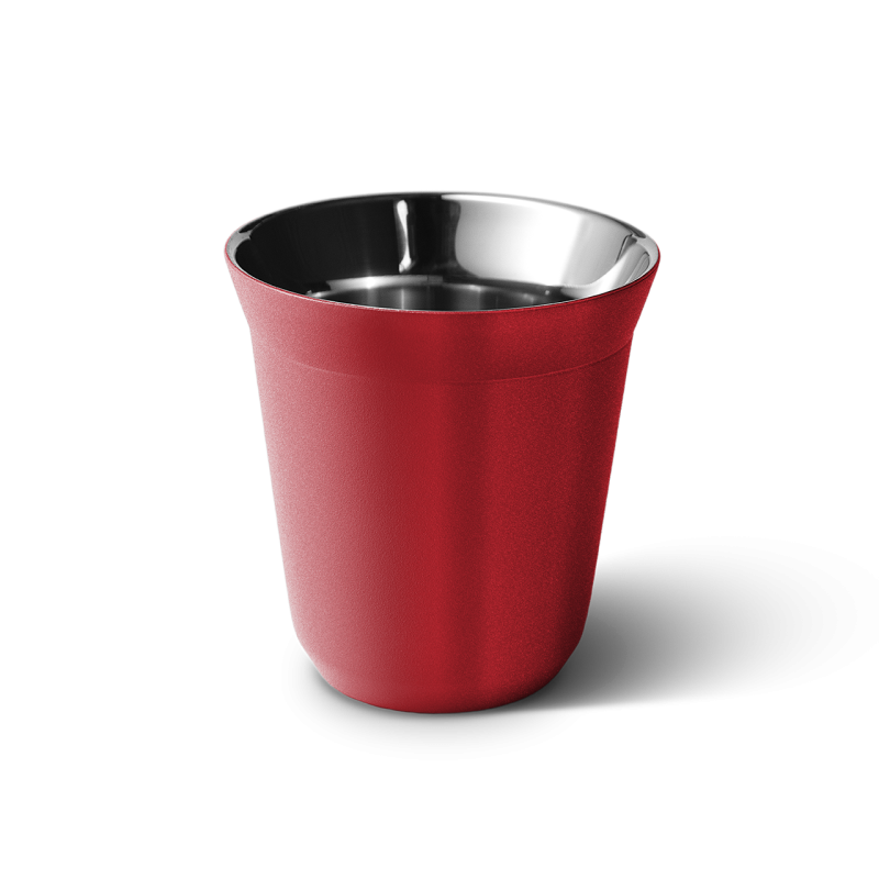 Tasse 240 ml ROUGE MÉTALLIQUE