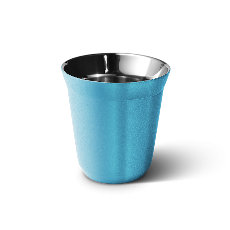 Tasse 80 ml BLEU MÉTALLIQUE