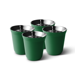 Lot de 4 tasses 80 ml VERT
