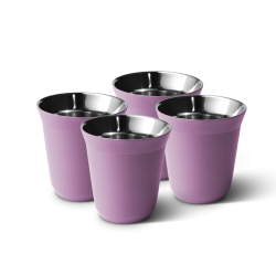 Lot de 4 tasses 150 ml LILAS