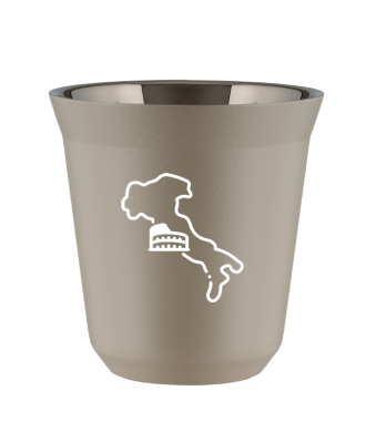 Tasse 80 ml BEIGE "Italie (blanc)" Tasse 80 ml BEIGE "Italie (blanc)"