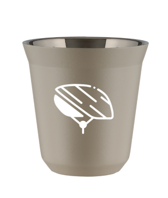 Tasse 80 ml BEIGE "Casque (blanc)" Tasse 80 ml BEIGE "Casque (blanc)"