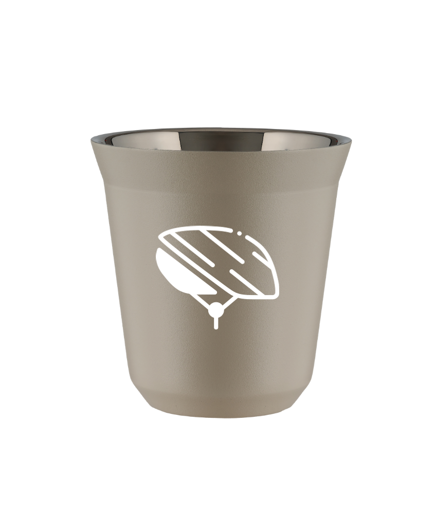 Tasse 80 ml BEIGE "Casque (blanc)"