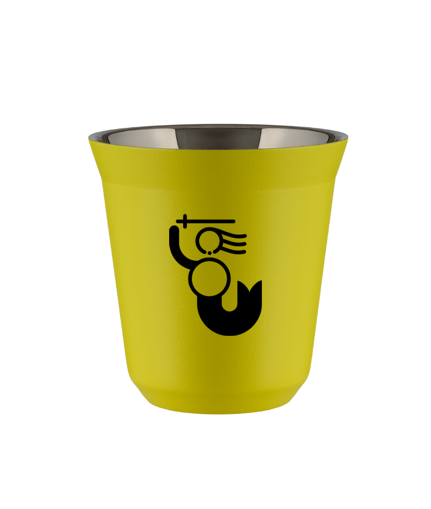 Tasse 80 ml JAUNE "WARSZAWSKA SYRENKA"